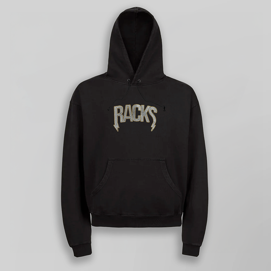 Racks Rhinestones Černá Mikina