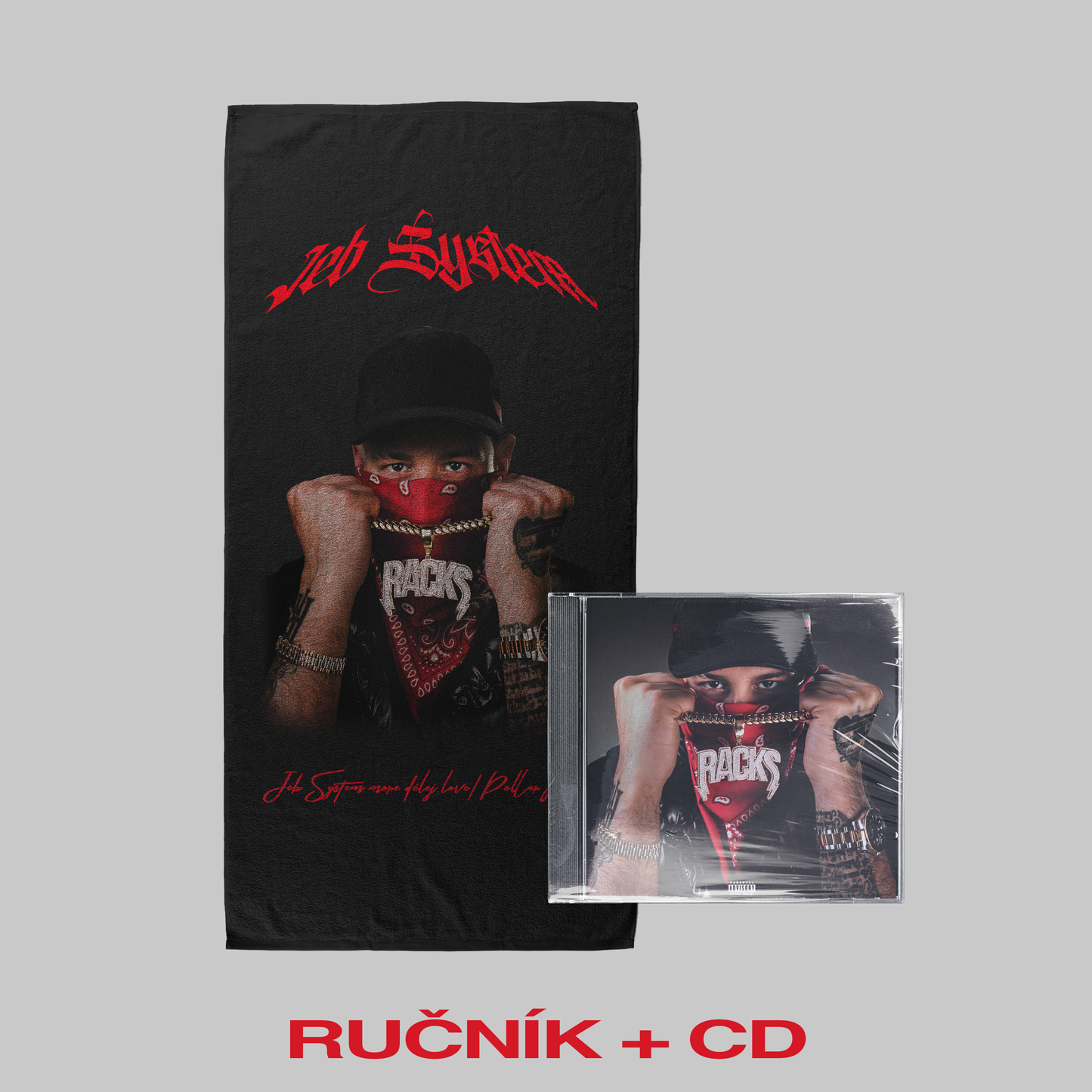 Racks Pack Ručník + CD
