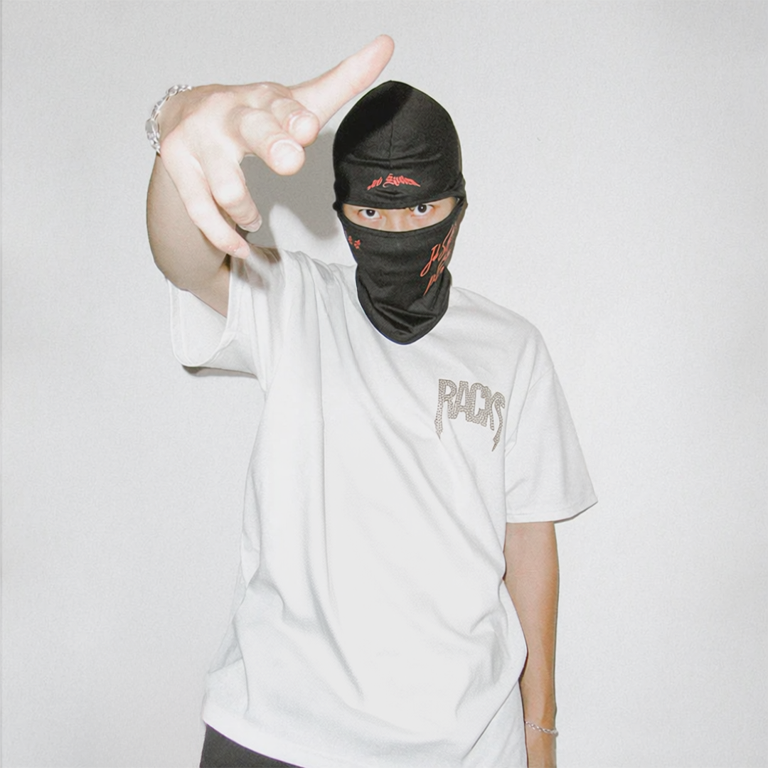 Racks Rhinestones Bílé Triko